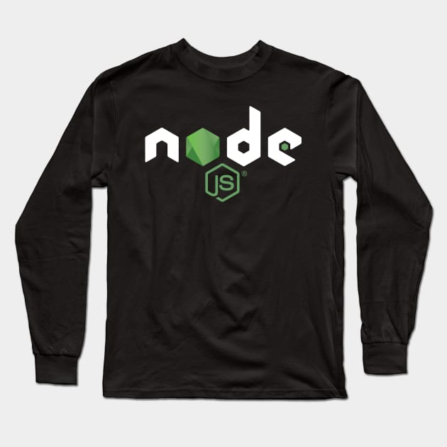 Node JS Logo Long Sleeve T-Shirt by hipstuff